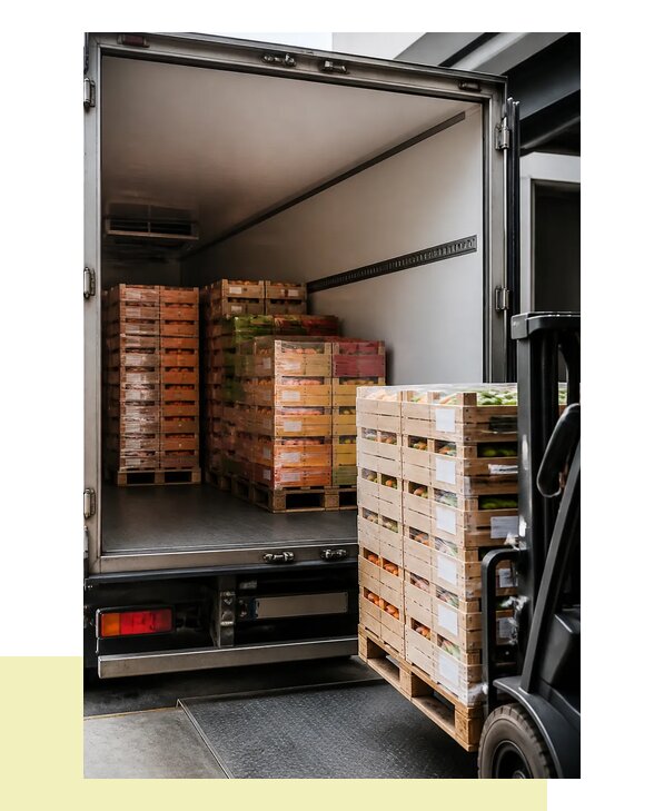 Перевозка сельхозпродукции на паллетах с доставкой в Пермь
