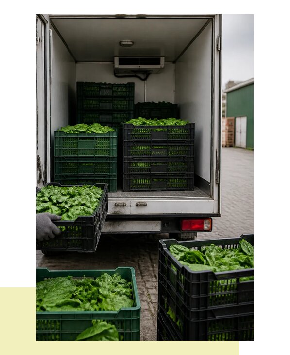 Перевозка шпината в Пермь с сохранением свежести продукции